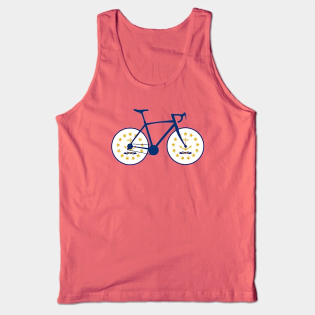 Rhode Island Flag Cycling Tank Top by esskay1000